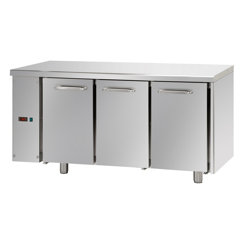 Tavolo refrigerato 3 porte gruppo SX predisposto per unità frigorifera remota