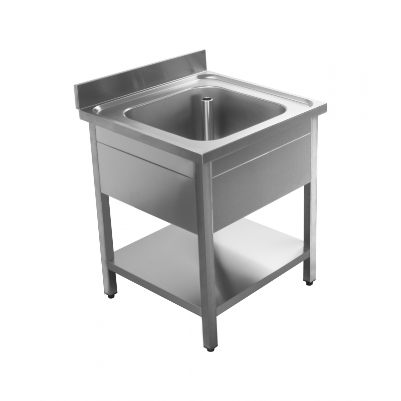 Lavatoio con ripiano inferiore 60X60X90