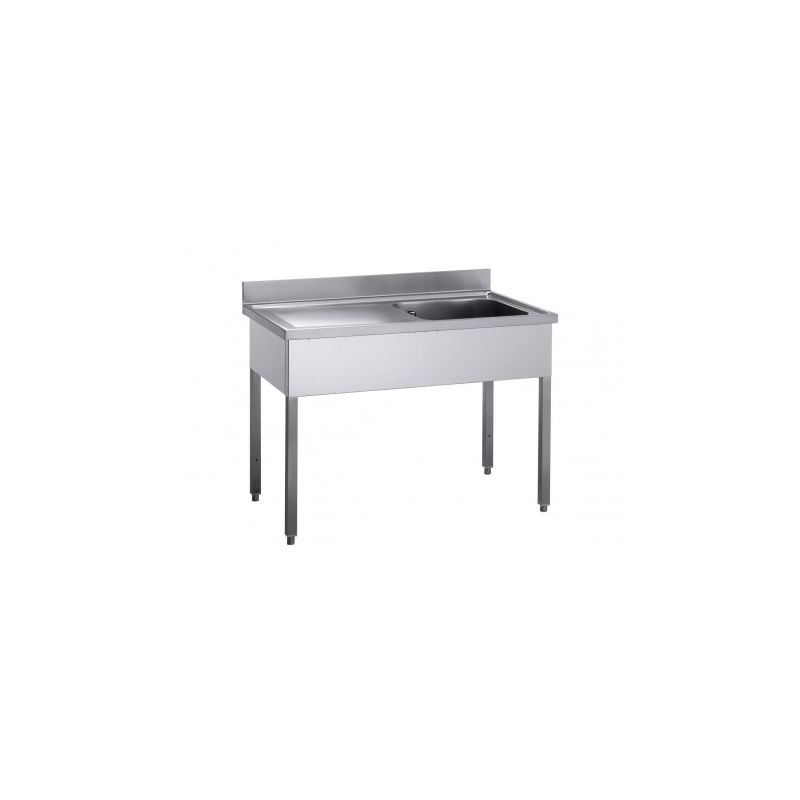 Lavatoio con basamento su gambe 130X60X90