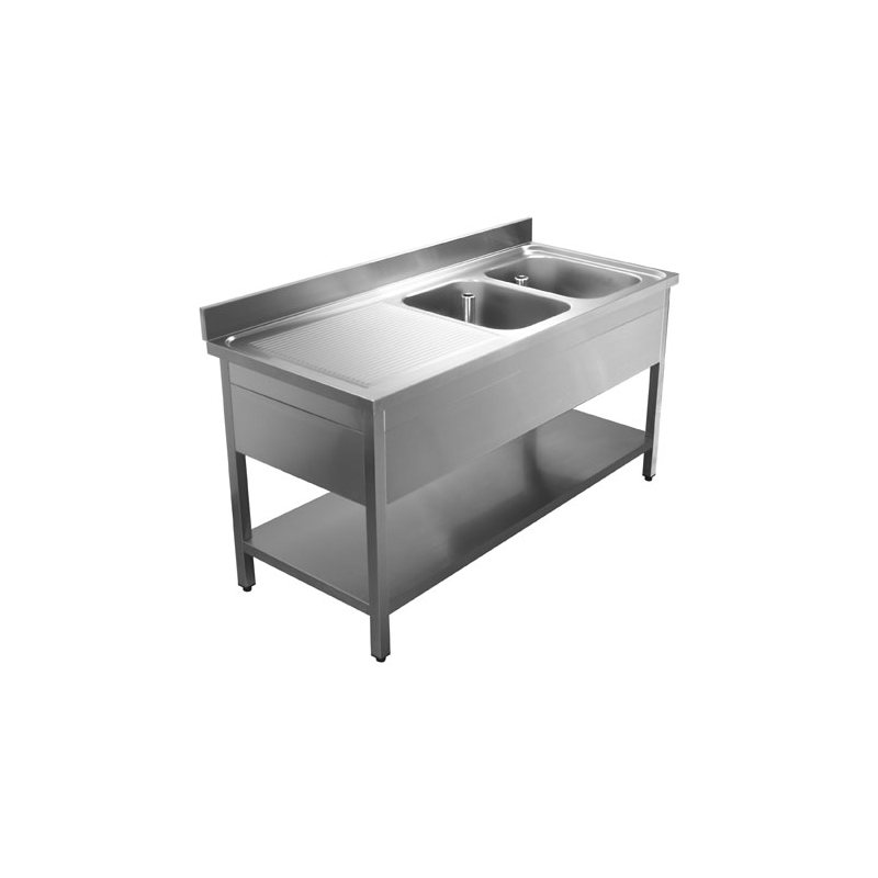 Lavatoio con basamento su gambe 200X60X90