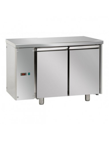 Tavolo congelatore 2 porte Serie 70 con unità frigo remota a sx