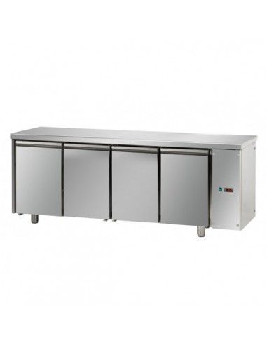Tavolo congelatore 4 porte Serie 70 con unità frigo remota