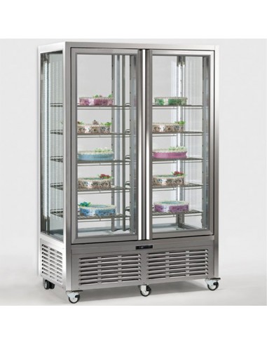 Vetrina verticale a bassa temperatura doppia da 800 Lt