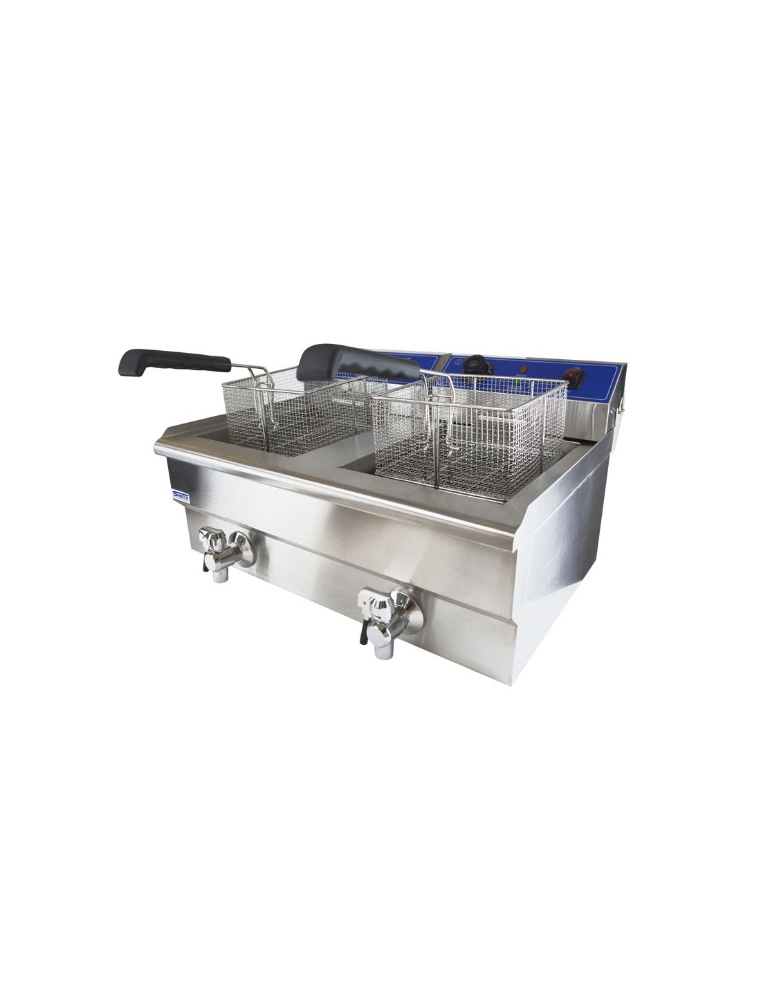 Friggitrice professionale 2 vasche 10+10 Litri - Macchine del Gusto