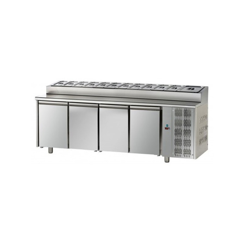 Tavolo refrigerato 4 porte Snack Serie 70