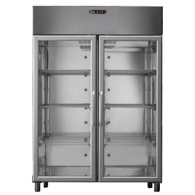 Vetrina porta condimenti per pizza refrigerata in acciaio inox +2 +8 °C