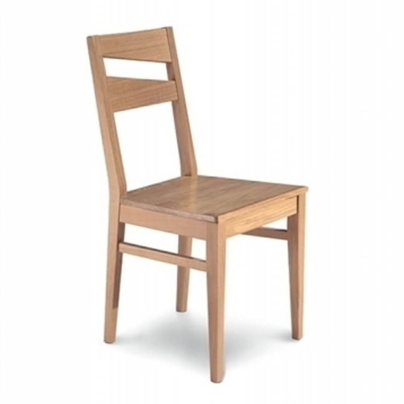 Modern style solid beech wood chair