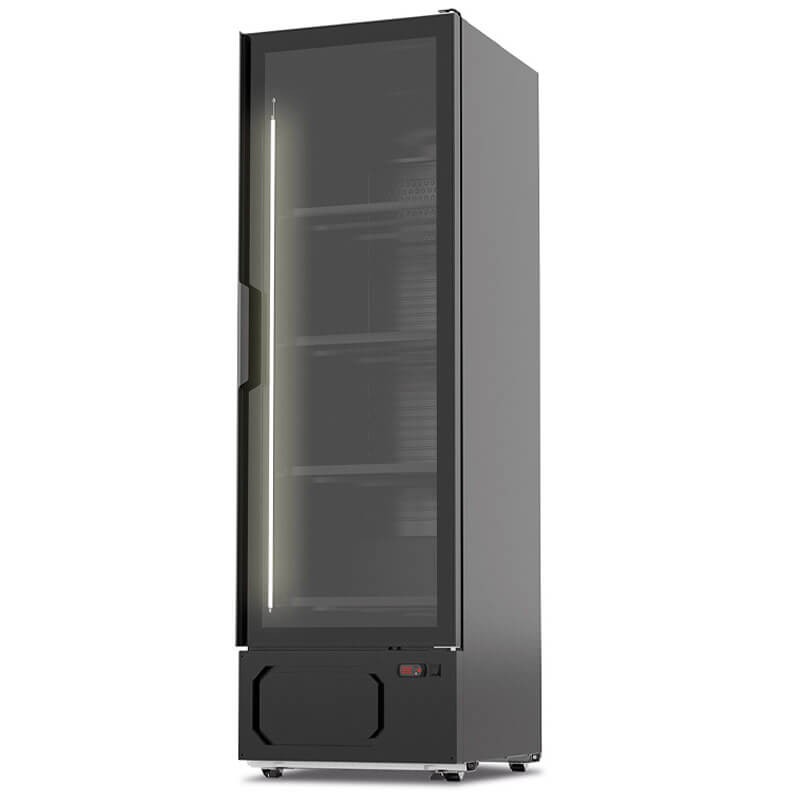 Ventilated wall cabinet 551 liters normal temperature with gray hinged door