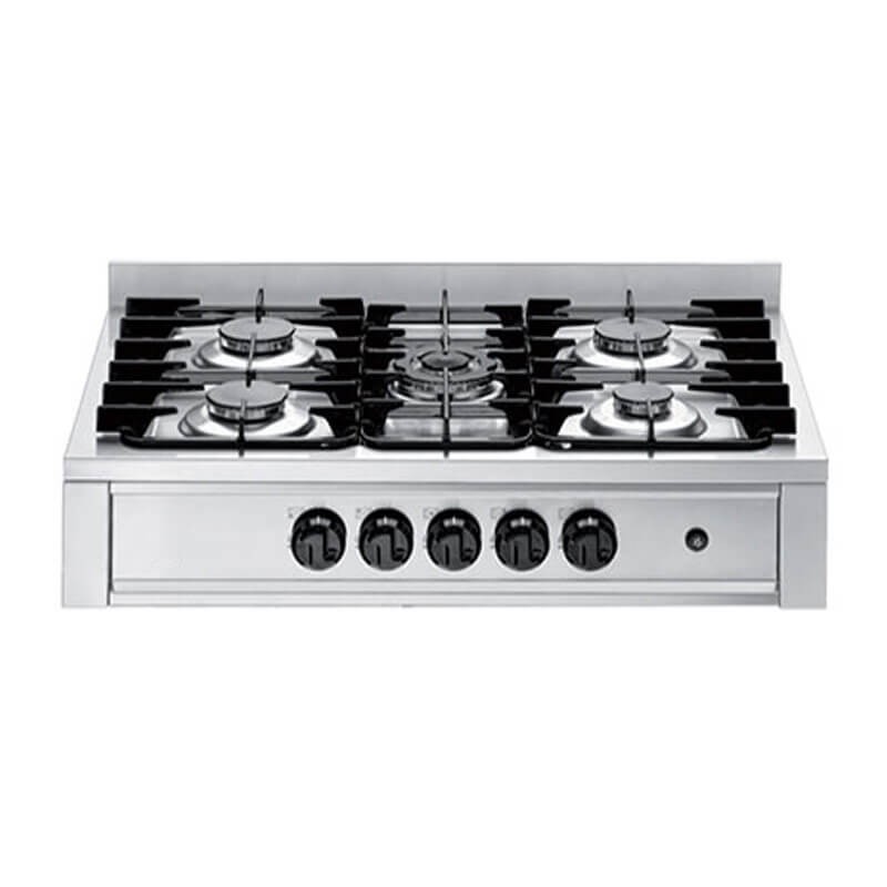Fornellone in acciaio inox 5 fuochi SERIE 600