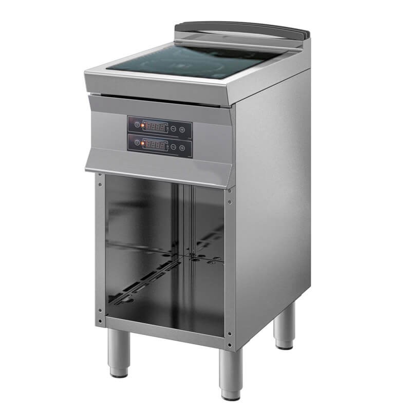 Cucina professionale piano cottura a induzione base a giorno da 700
