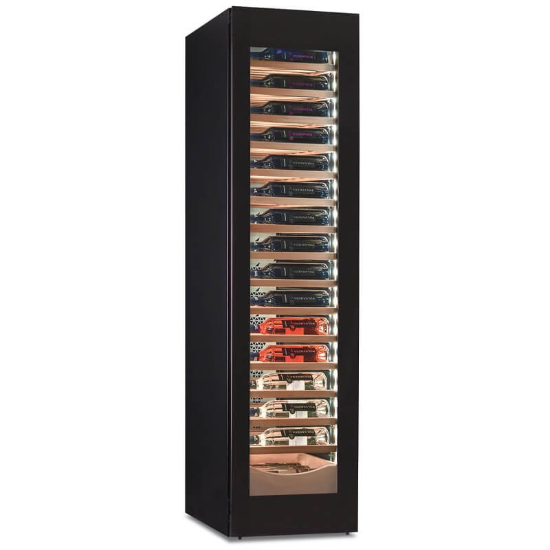 Cantinetta vetrina ventilata per vino professionale da 112 bottiglie