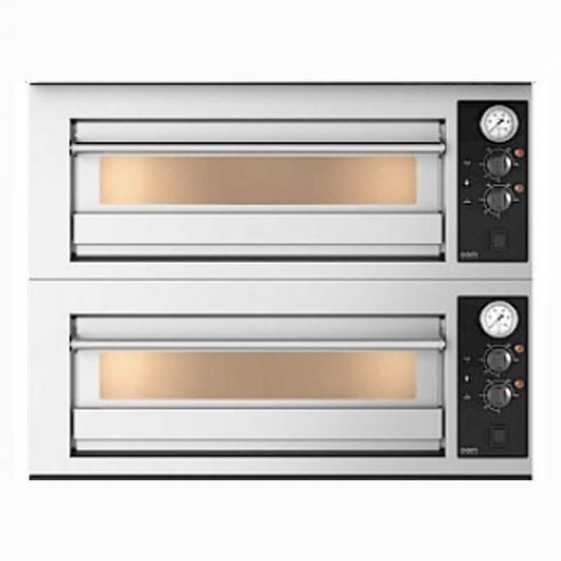 Two-chamber electric oven 4 + 4 OEM pizzas