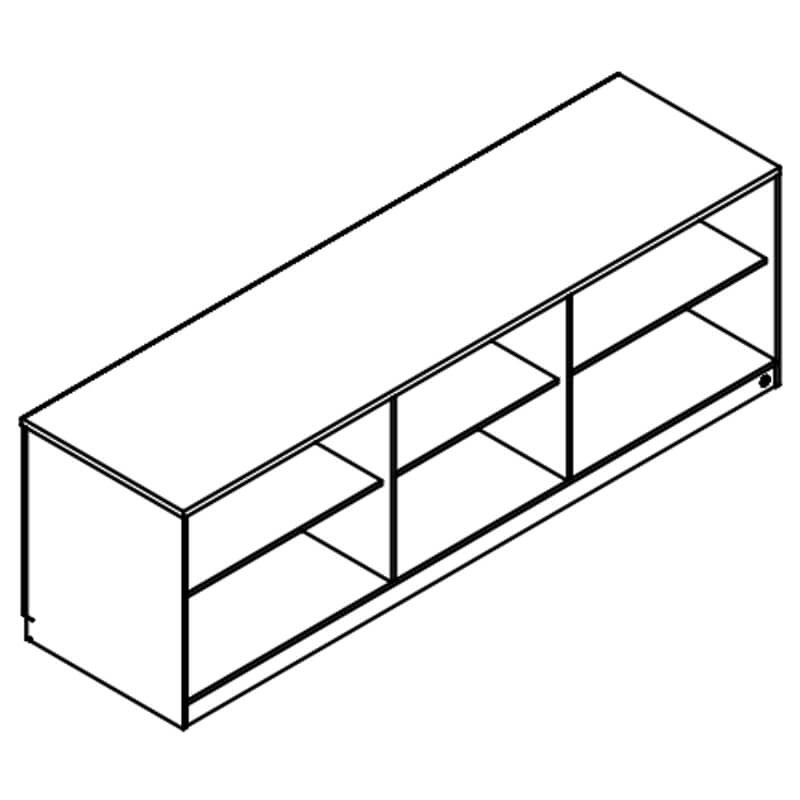 Banco neutro cm 300 altezza 95 cm