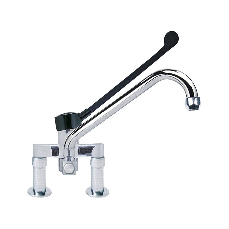 Miscelatore biforo a leva clinica lunga mm 300