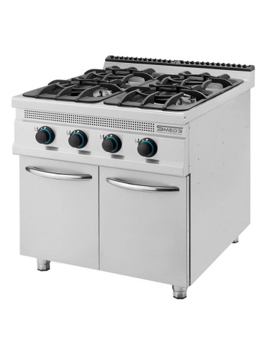 Professional gas cooker with 4 burners SERIE 900