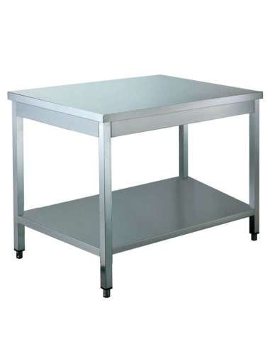 Stainless steel work table with shelf 600x700x850(h) mm