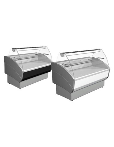 Banco Refrigerato Statico mm 1400 vetro curvo