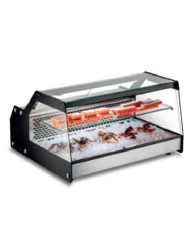 Overcounter refrigerated display cases +2° C / +12 °C capacity 112 litres