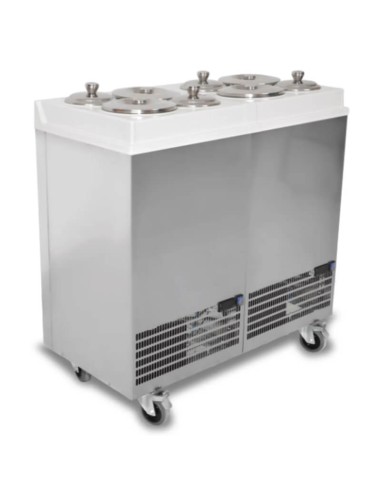 Espositore su ruote 40 Lt per carapine