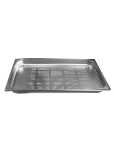 Teglia GN 1/1 Forata inox 530 x 325 x 40h mm