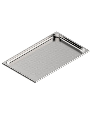 Teglia forata in AISI 304 1/1 GN 530x325x40 mm