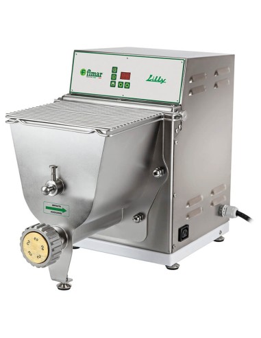 Professional fresh pasta machine production of 8 kg/h Lilly by Fimar