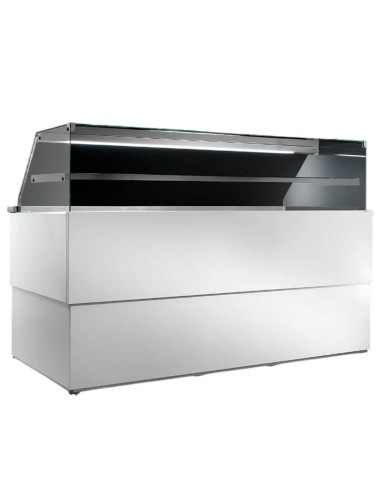 Banco Vetrina Espositiva Refrigerata 1802 mm - Design Italiano Basso Consumo Acciaio Inox AISI 304
