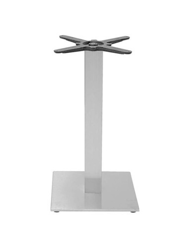 Base Tavolo Professionale in Alluminio con un Piede - 400x400xH730 mm