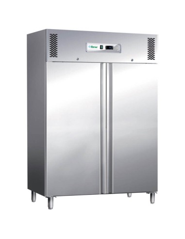 Armadio Congelatore GN 2/1 Ventilato Professionale -18°C / -22°C Acciaio Inox 2 porte 1400 litri