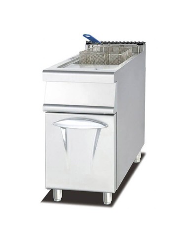 Friggitrice a Gas Professionale 28 Litri - Monovasca su Mobile S/70 40x70 cm