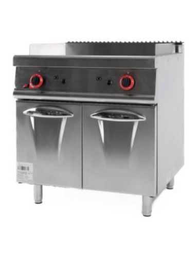 Fry Top a Gas Professionale su Mobile - Piastra Liscia S/70 73x50 cm