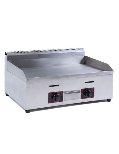 Fry Top a Gas Professionale da Banco - Piastra Liscia S/60 73x55 cm per Ristoranti