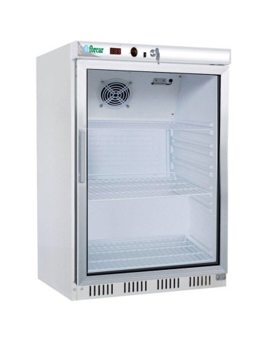 Armadio Frigo Vetrina Statico Forcar G-ER200G 130 Lt - Porta Vetro - Classe B