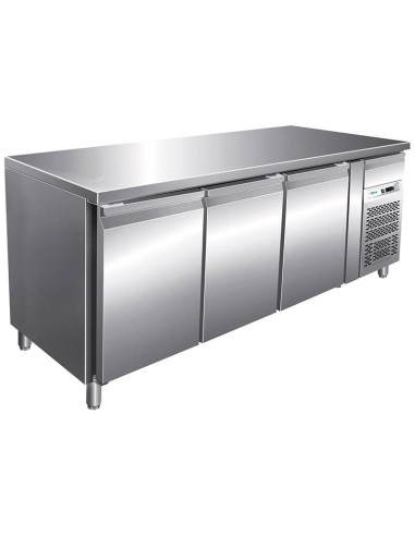 Tavolo Refrigerato Ventilato GN 1/1 Forcar G-GN3100TN - 417 Lt - 3 Porte Acciaio Inox - Spedizione Italia