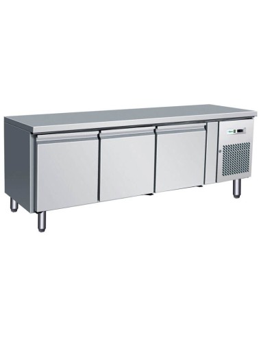 Tavolo Refrigerato Ventilato GN 1/1 Forcar G-UGN3100TN Altezza 65 cm - 262 Lt -  Acciaio Inox