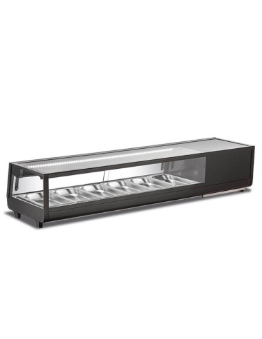 Espositore per sushi capacità 62 litri 0°C / +12°C