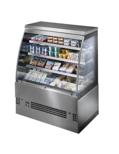 Espositore Murale Self-Service Refrigerate Ventilata da 120 cm Design Efficienza e Massima Visibilità