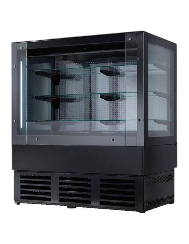 Espositore Murale Self-Service Vetri Dritti Refrigerate Ventilata da 120 cm Design
