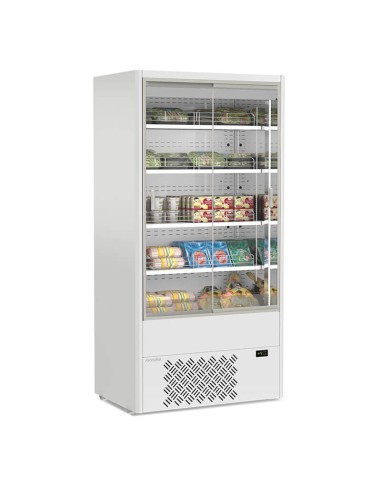 Espositore Murale Ventilato con Porte Scorrevoli Capacità 657 lt - Efficienza Energetica e Massima Visibilità