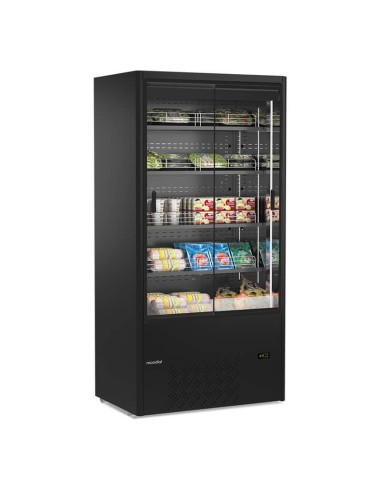 Espositore Murale Ventilato con Porte Scorrevoli Capacità 657 lt - Efficienza Energetica e Massima Visibilità