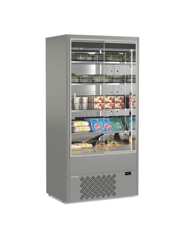 Espositore Murale Ventilato con Porte Scorrevoli Capacità 657 lt - Efficienza Energetica e Massima Visibilità