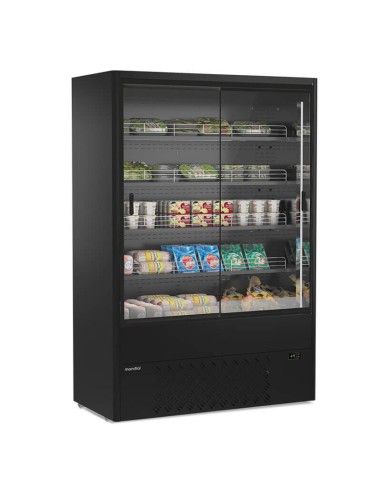 Espositore Murale Ventilato con Porte Scorrevoli Capacità 913 lt - Efficienza Energetica e Massima Visibilità