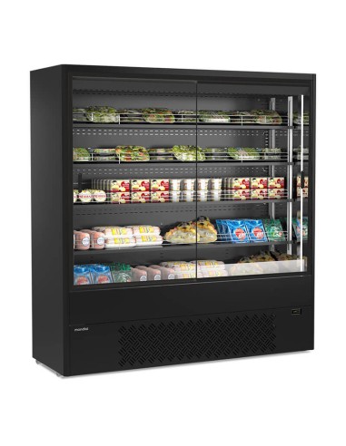 Espositore Murale Ventilato con Porte Scorrevoli Capacità 1314 lt - Efficienza Energetica e Massima Visibilità