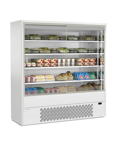 Espositore Murale Ventilato con Porte Scorrevoli Capacità 1314 lt - Efficienza Energetica e Massima Visibilità