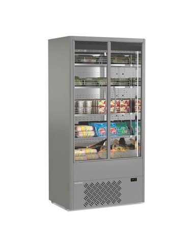Espositore Murale Ventilato con Porte Battenti Capacità 657 lt - Efficienza Energetica e Massima Visibilità