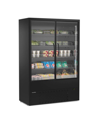 Espositore Murale Ventilato con Porte Battenti Capacità 913 lt - Efficienza Energetica e Massima Visibilità