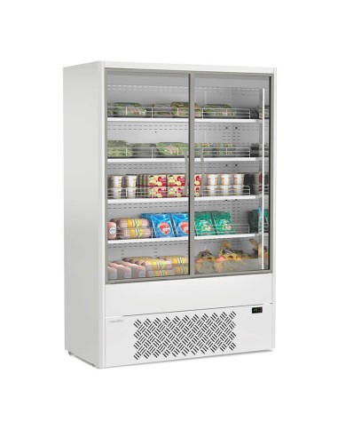 Espositore Murale Ventilato con Porte Battenti Capacità 913 lt - Efficienza Energetica e Massima Visibilità