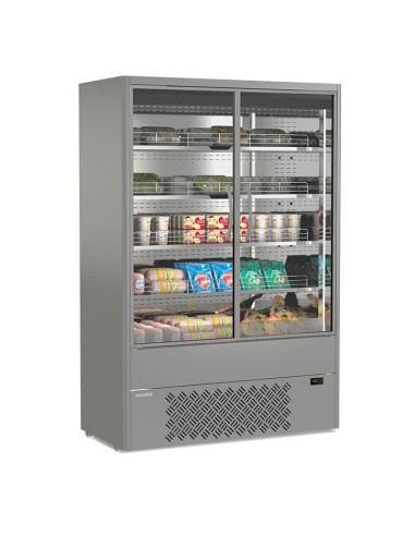 Espositore Murale Ventilato con Porte Battenti Capacità 913 lt - Efficienza Energetica e Massima Visibilità