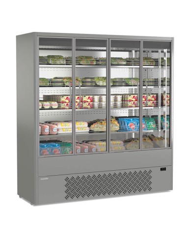 Espositore Murale Ventilato con Porte Battenti Capacità 1314 lt - Efficienza Energetica e Massima Visibilità