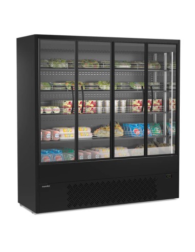 Espositore Murale Ventilato con Porte Battenti Capacità 1314 lt - Efficienza Energetica e Massima Visibilità